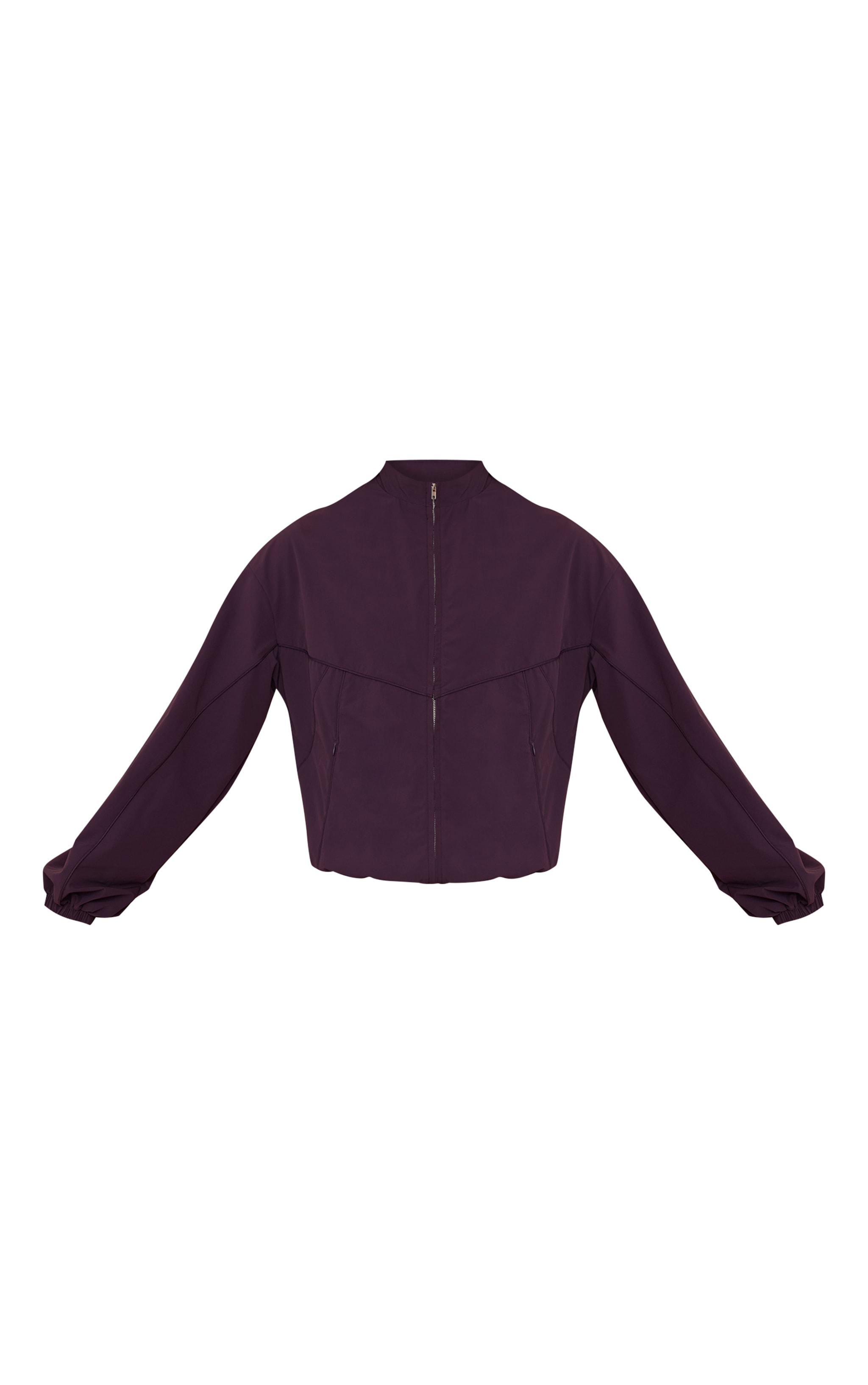 Plum Shell Piping Track Jacket image 5