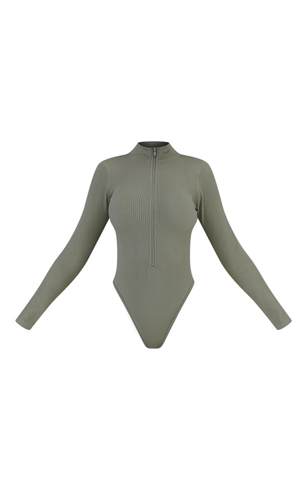 Faringoto Body Zippé à Manches Longues Pour Femme - Automne