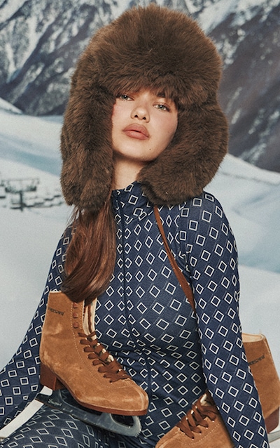 Mocha Faux Fur Trapper Hat
