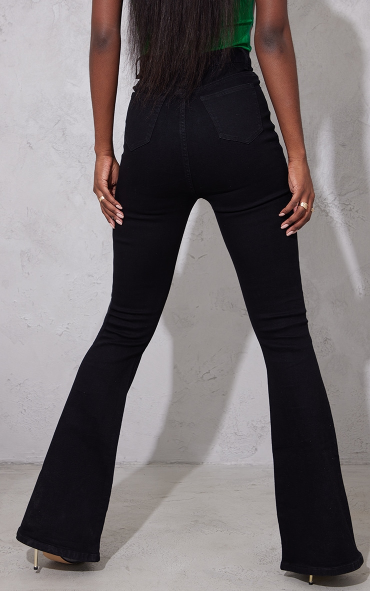 Tall Jean flare noir stretch à poches image 3