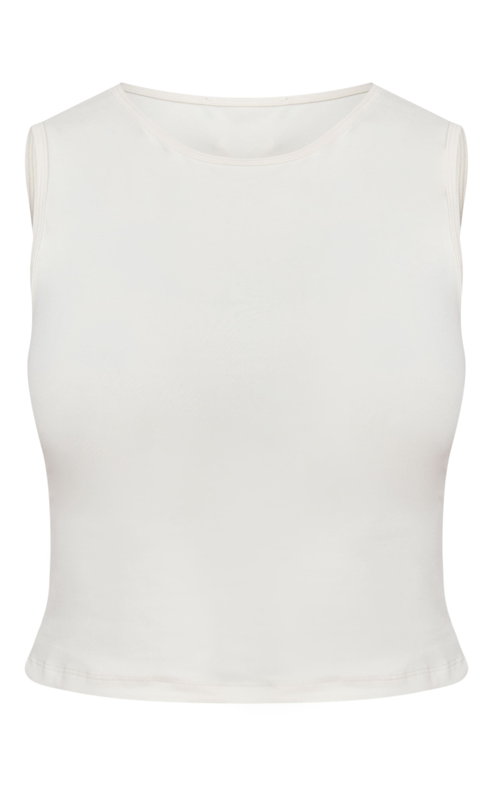 Shape Butter Cream Sculpted Longline Racer Top image 5