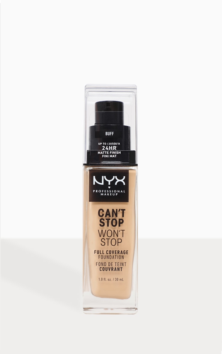 NYX Professional Makeup Can't Stop Won't Stop Full Coverage Foundation Buff