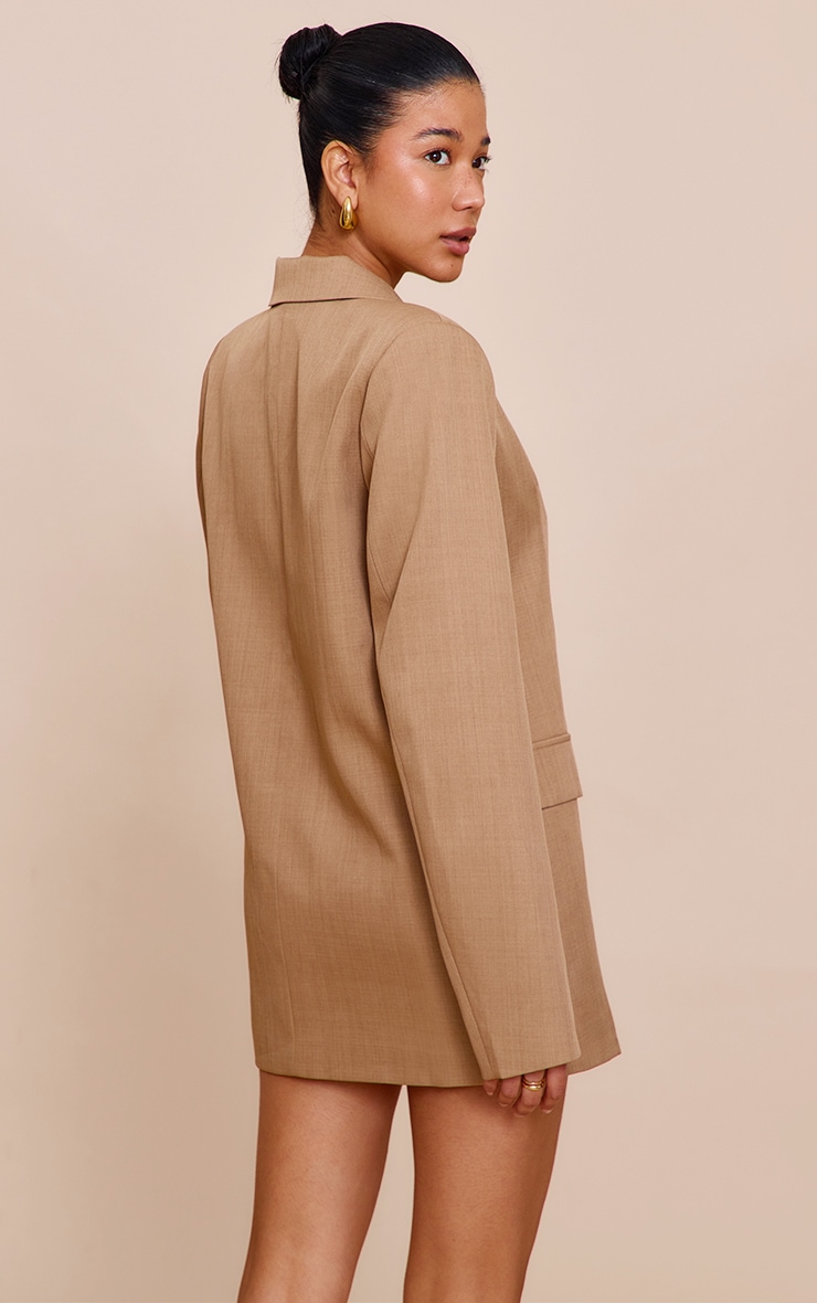 Brown Blazer Dress image 2