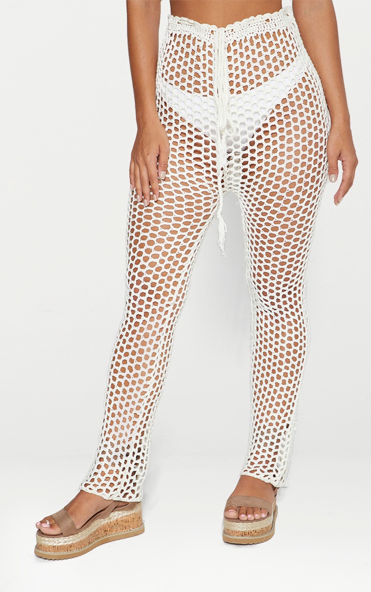 Crochet pants clearance