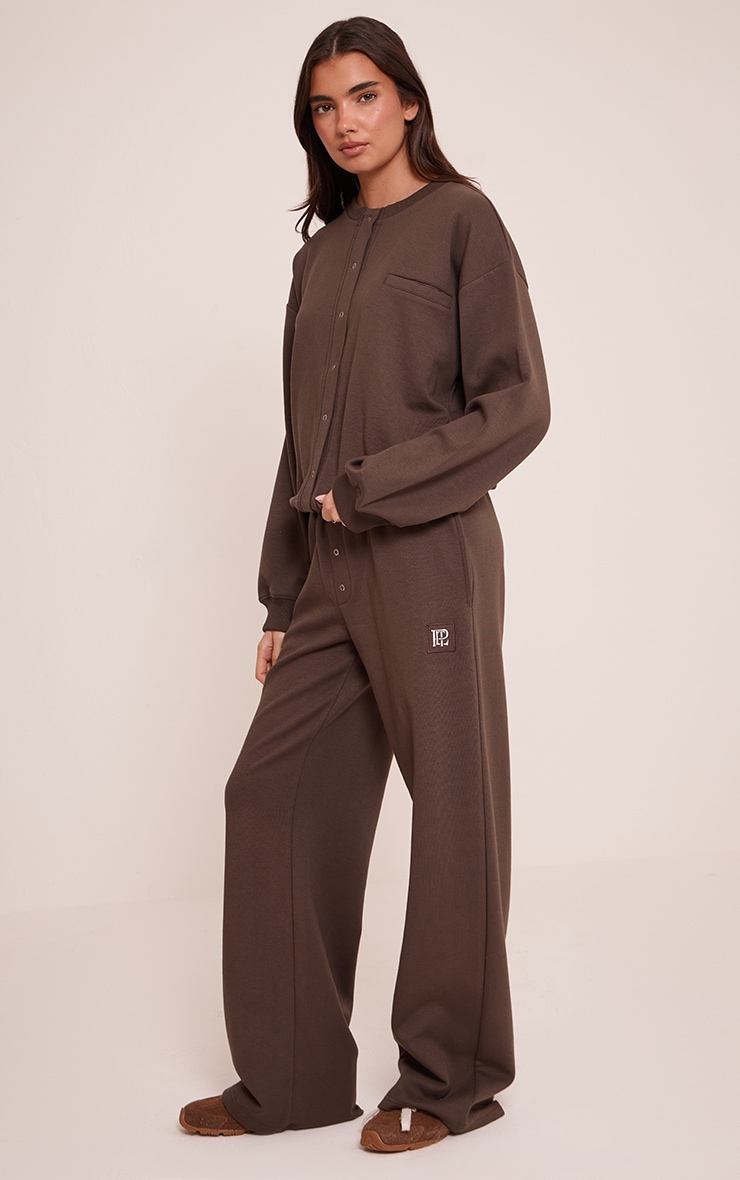 PLT Chocolate Interlock Button Up Cardigan image 3