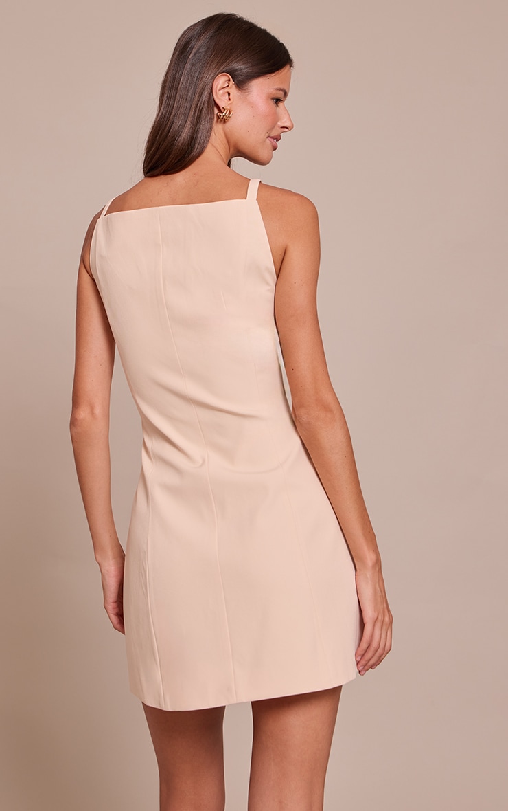 Lemon Tailored Woven Button Down Shift Dress image 2
