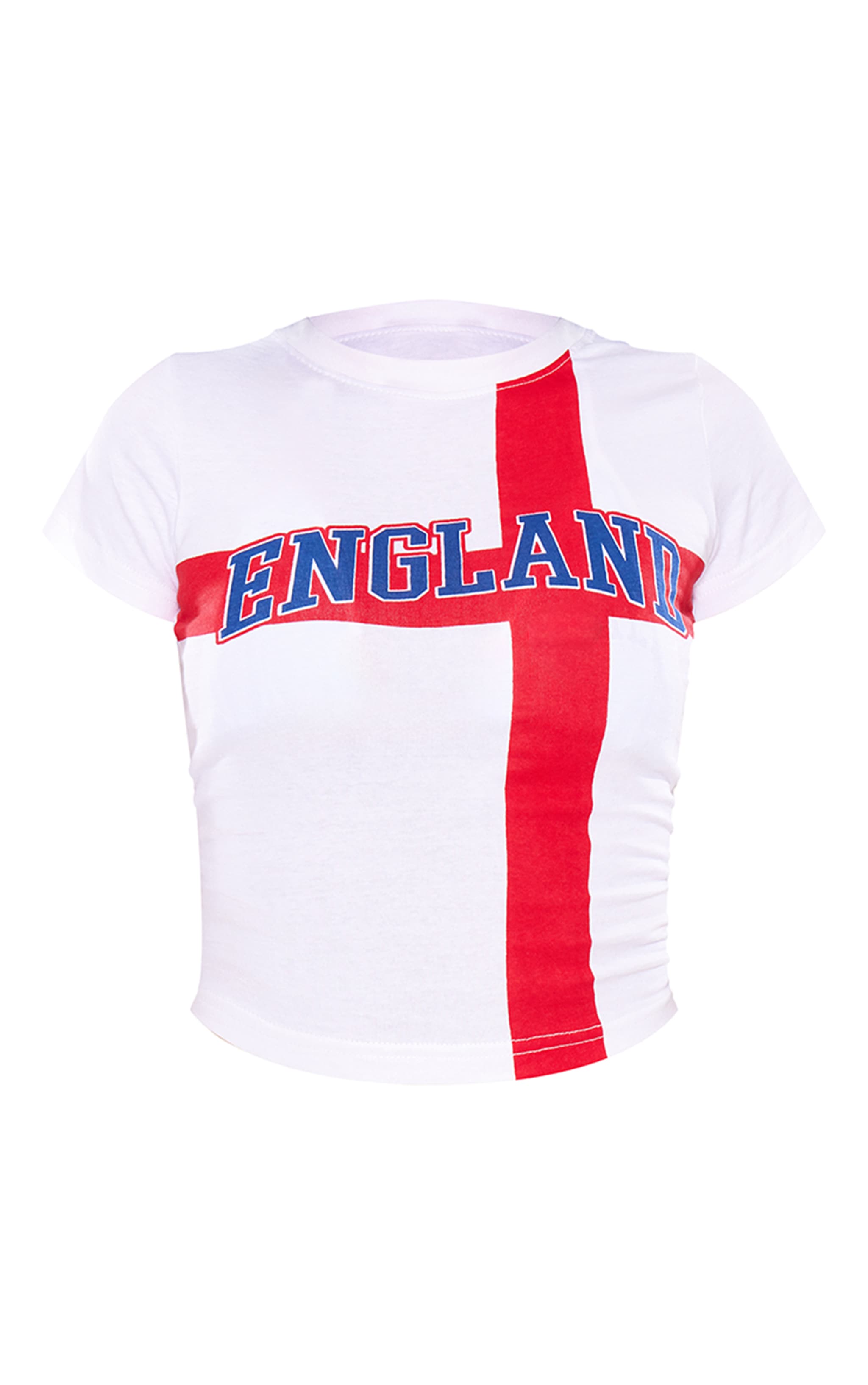 White England Print Fitted Baby Doll Tee image 5