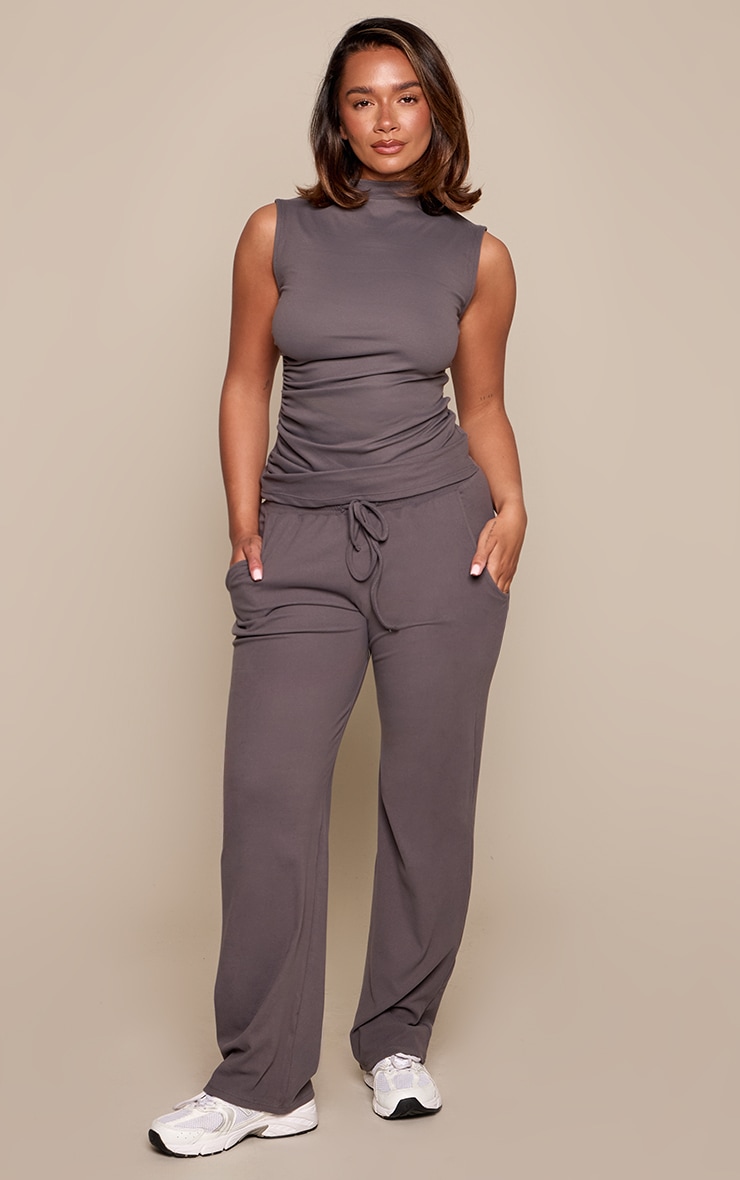 Shape Grey Soft Touch Wide Leg Pants image 1