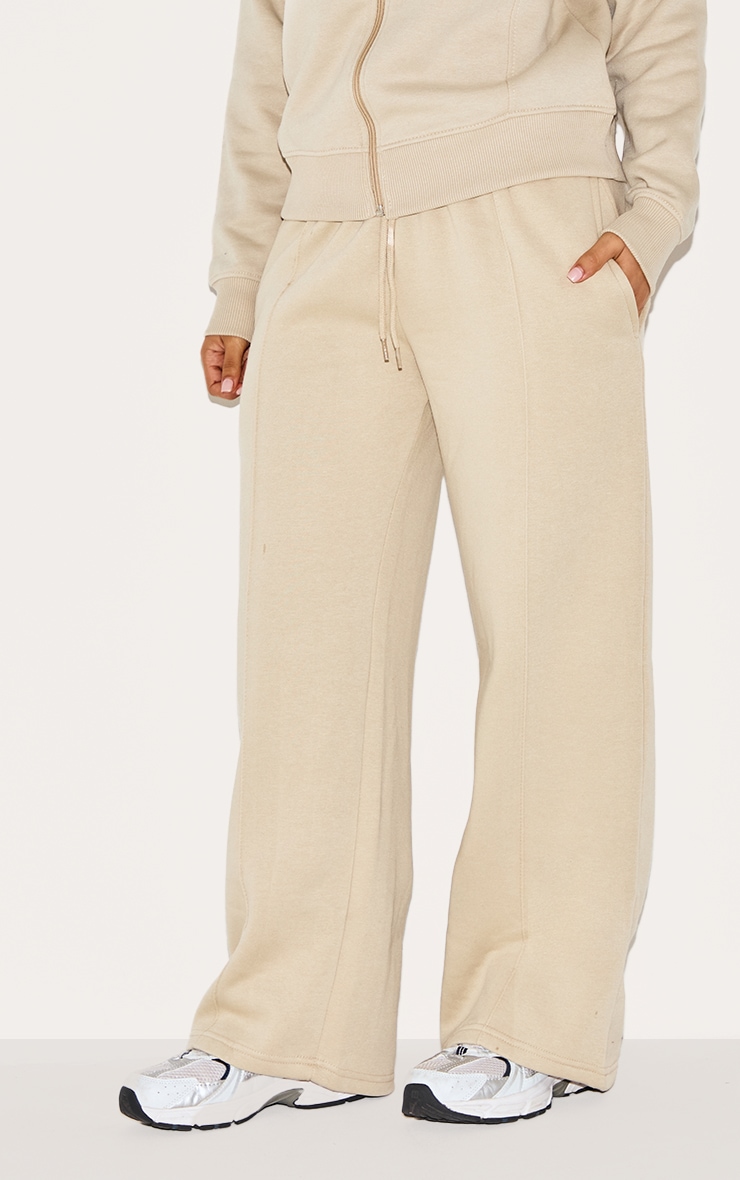 Petite Pebble Seam Detail Straight Leg Sweatpants image 2