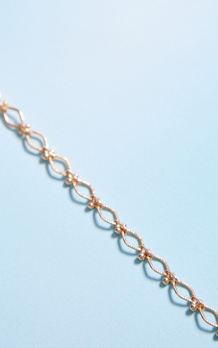 Gold Small Circle Belly Chain image 2