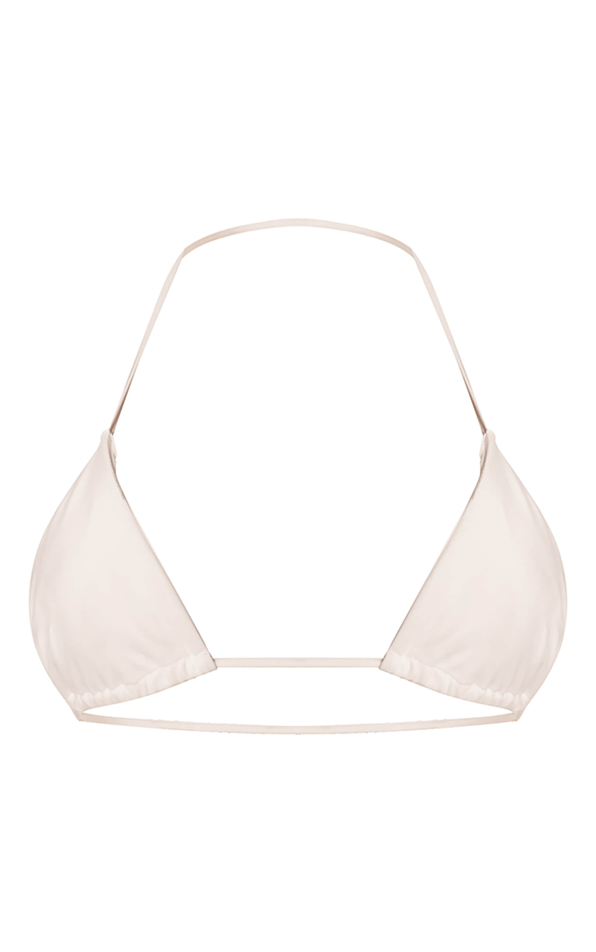 White Triangle Mix & Match Bikini Top image 5