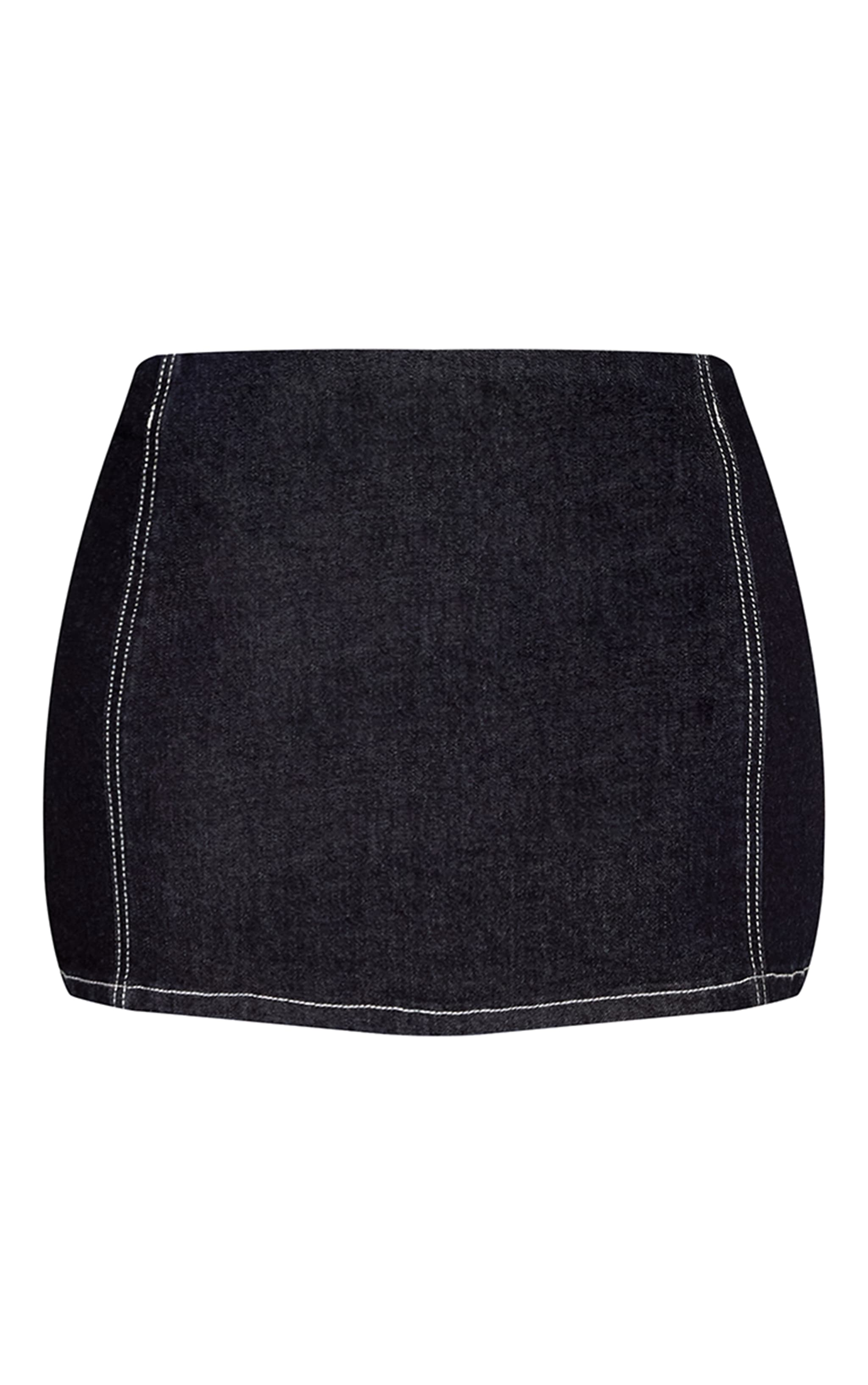 Raw Indigo Washed Denim Mini Skirt image 6