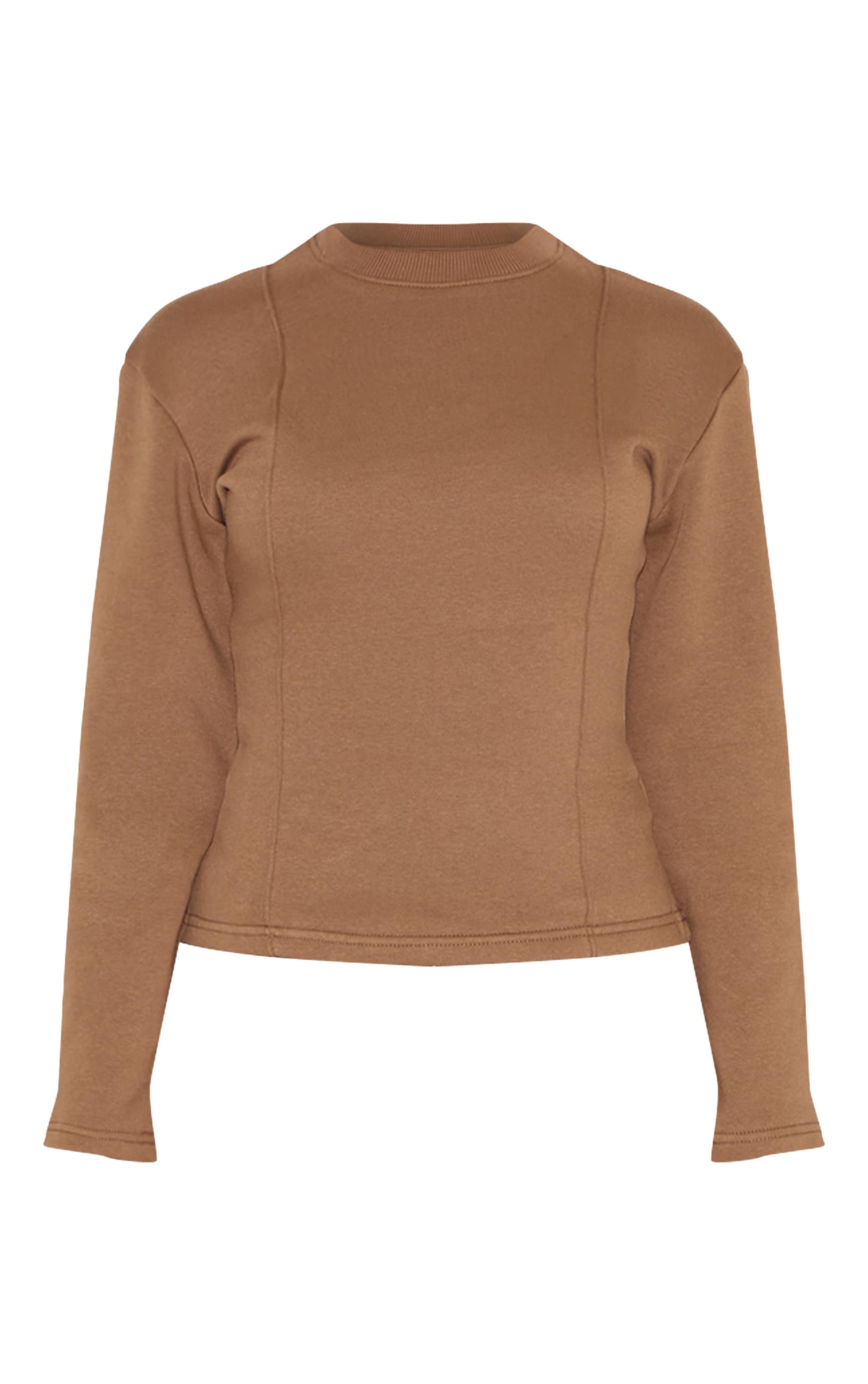 Petite Mushroom Long Sleeve Waist Cinched Sweatshirt image 5