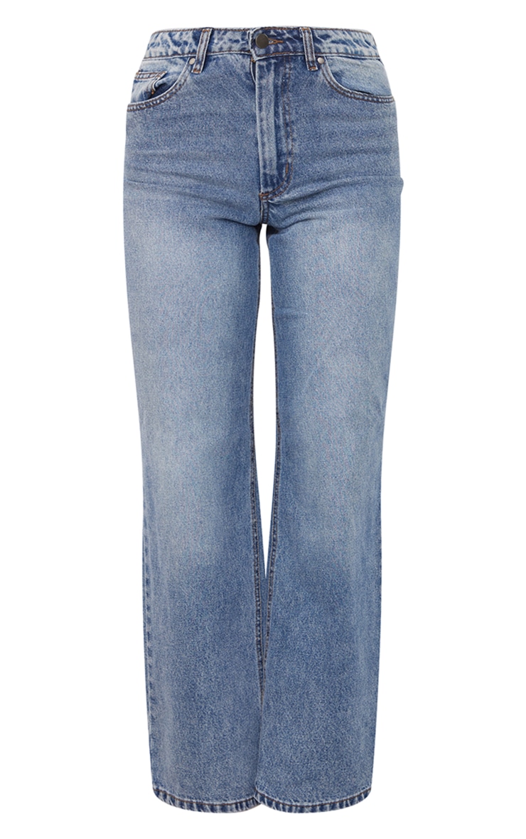 Vintage Wash 90'S Low Rise Wide Leg Jeans image 5