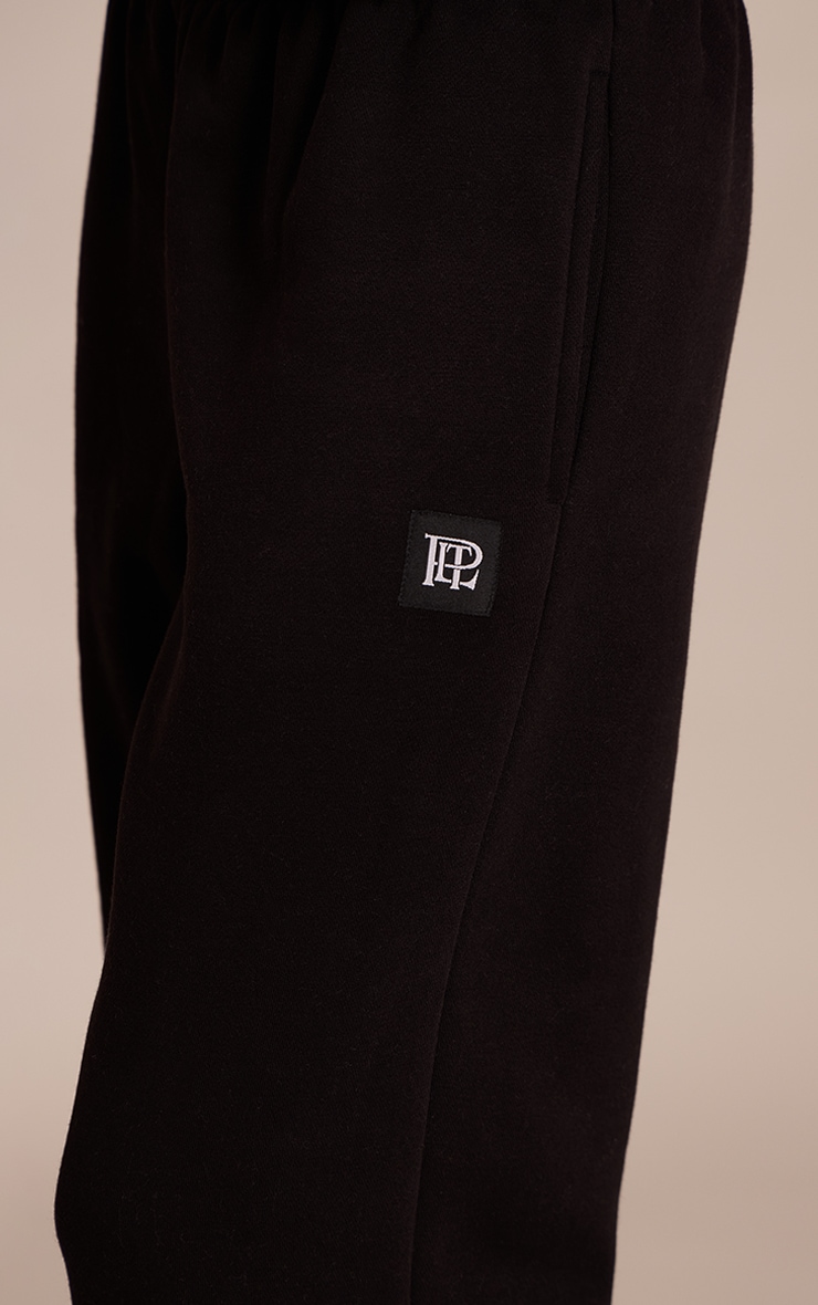 Black PLT Tab Drawcord Cuff Sweatpants image 4