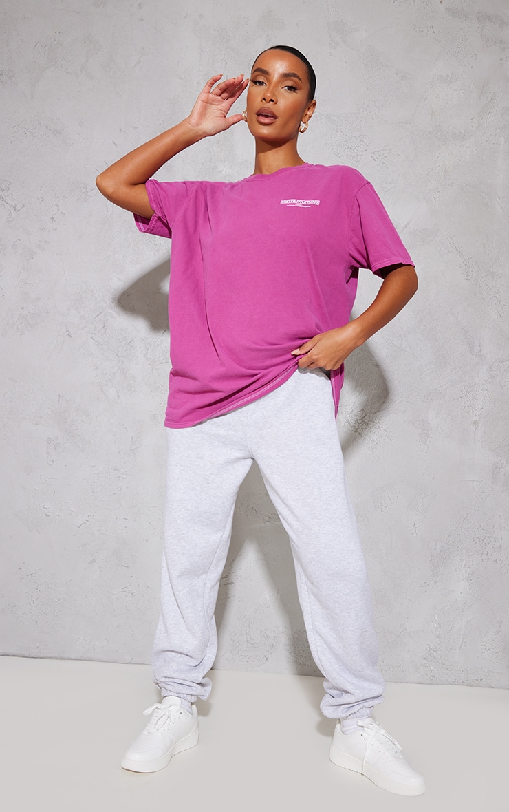 PRETTYLITTLETHING Purple Intuition Short Sleeve T Shirt image 3