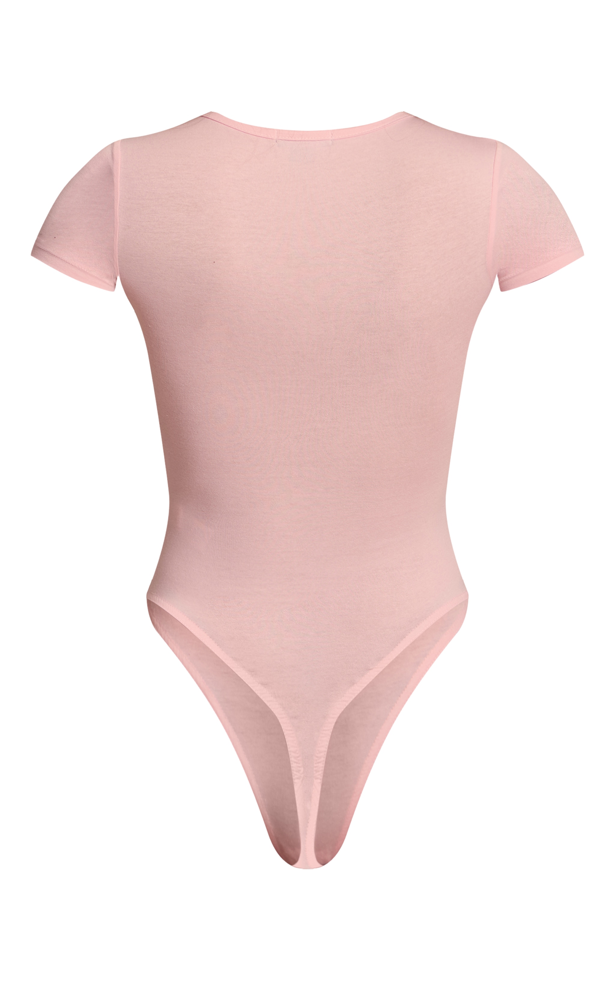 Pink Prettylittlething Short Sleeve Bodysuit image 6