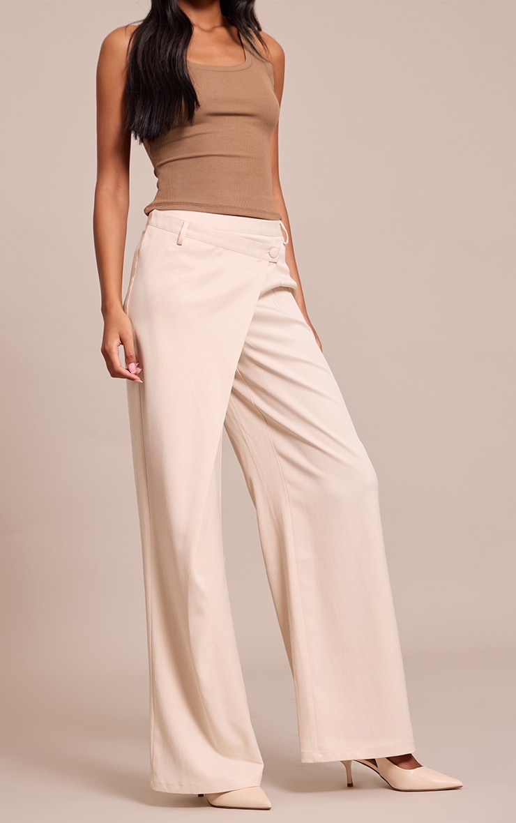 Tall Stone Woven Wrap Front Pants image 2