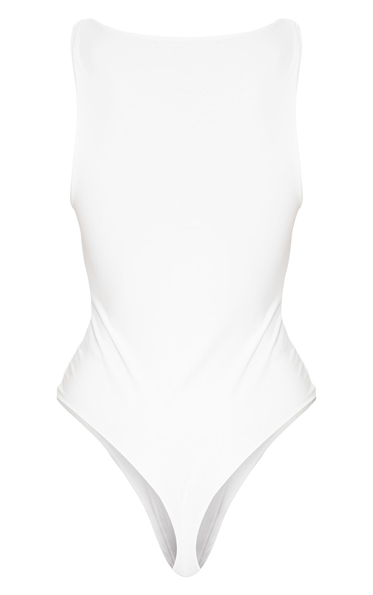 White low cut bodysuit clearance