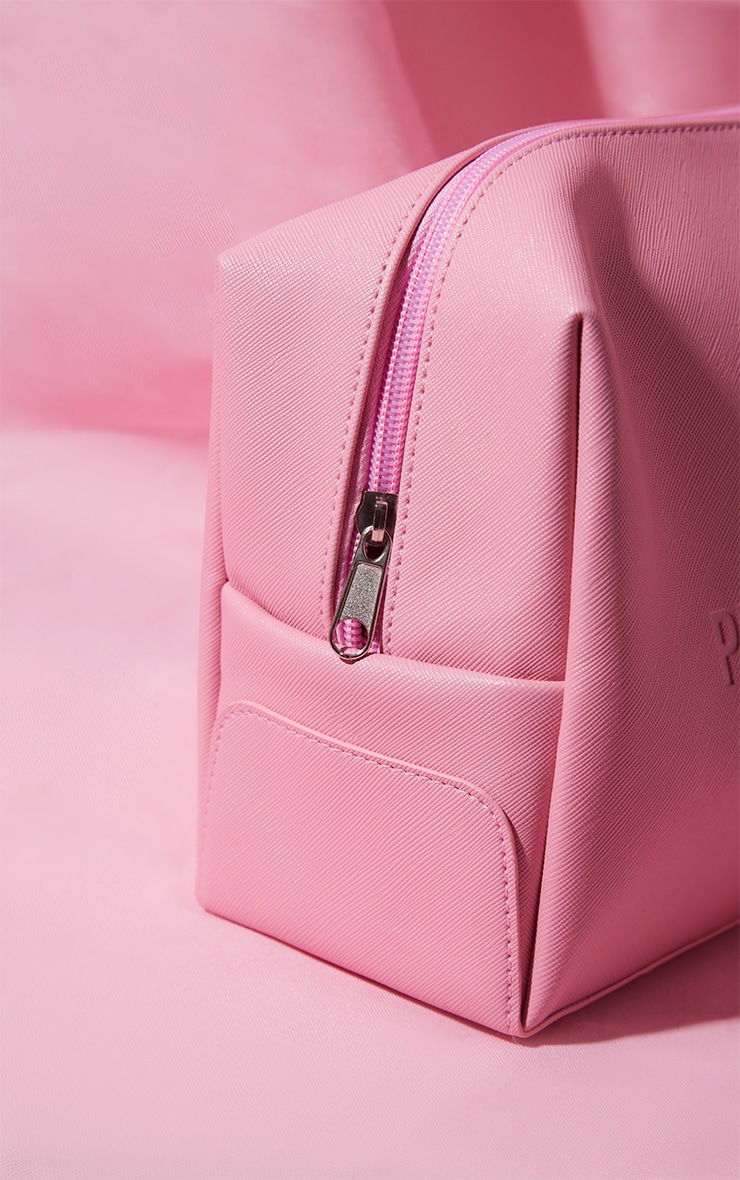 Prettylittlething Pink Cosmetics Bag Large PrettyLittleThing