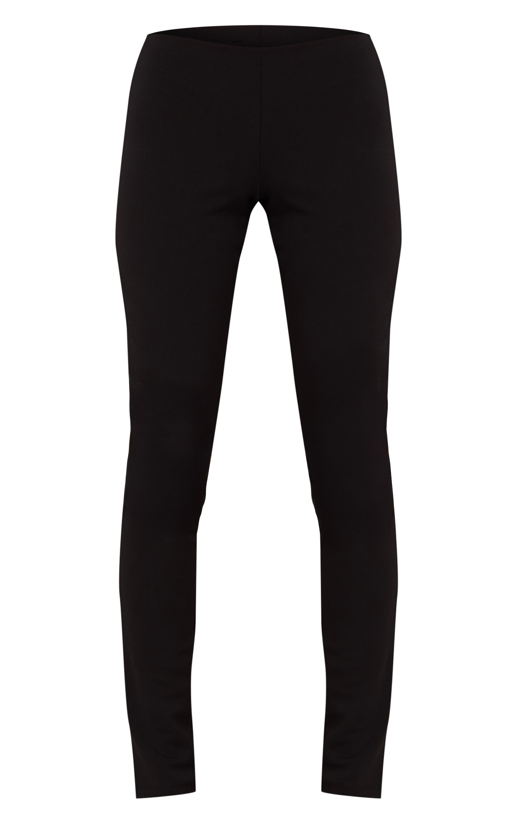 Black Sculpted Rib Legging  image 5