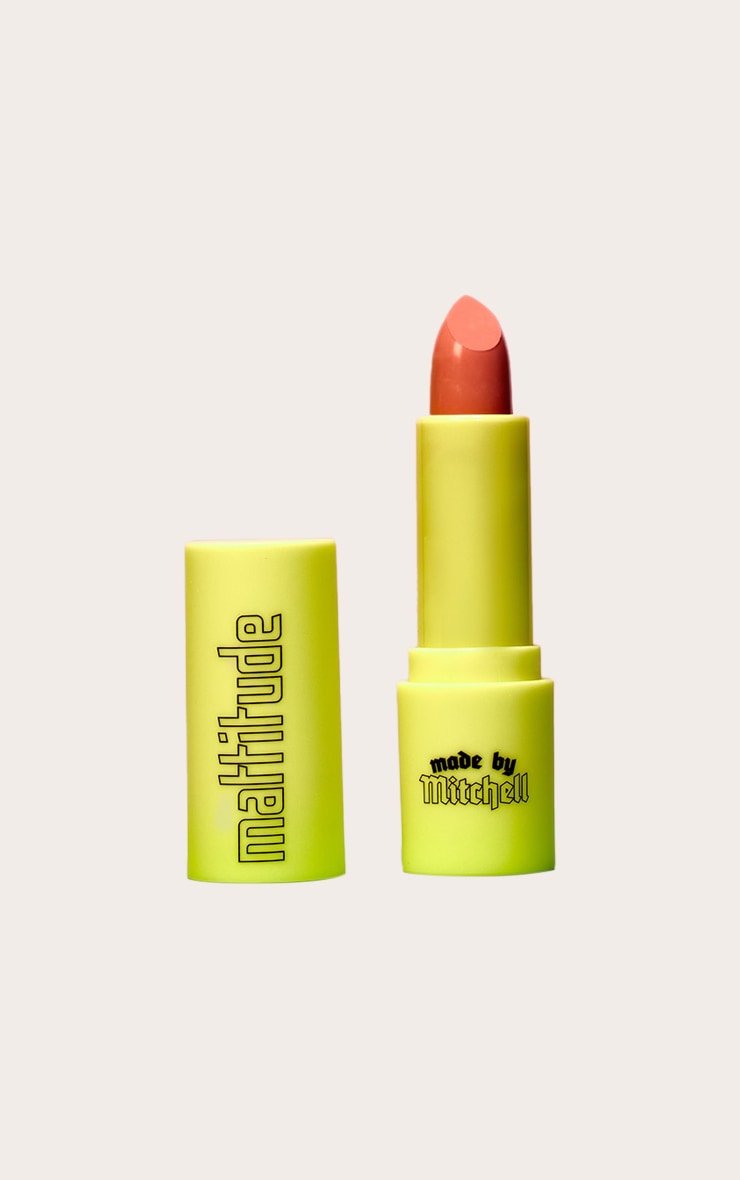 Made By Mitchell Mattitude Cream Lipstick - A Shy Girl image 3