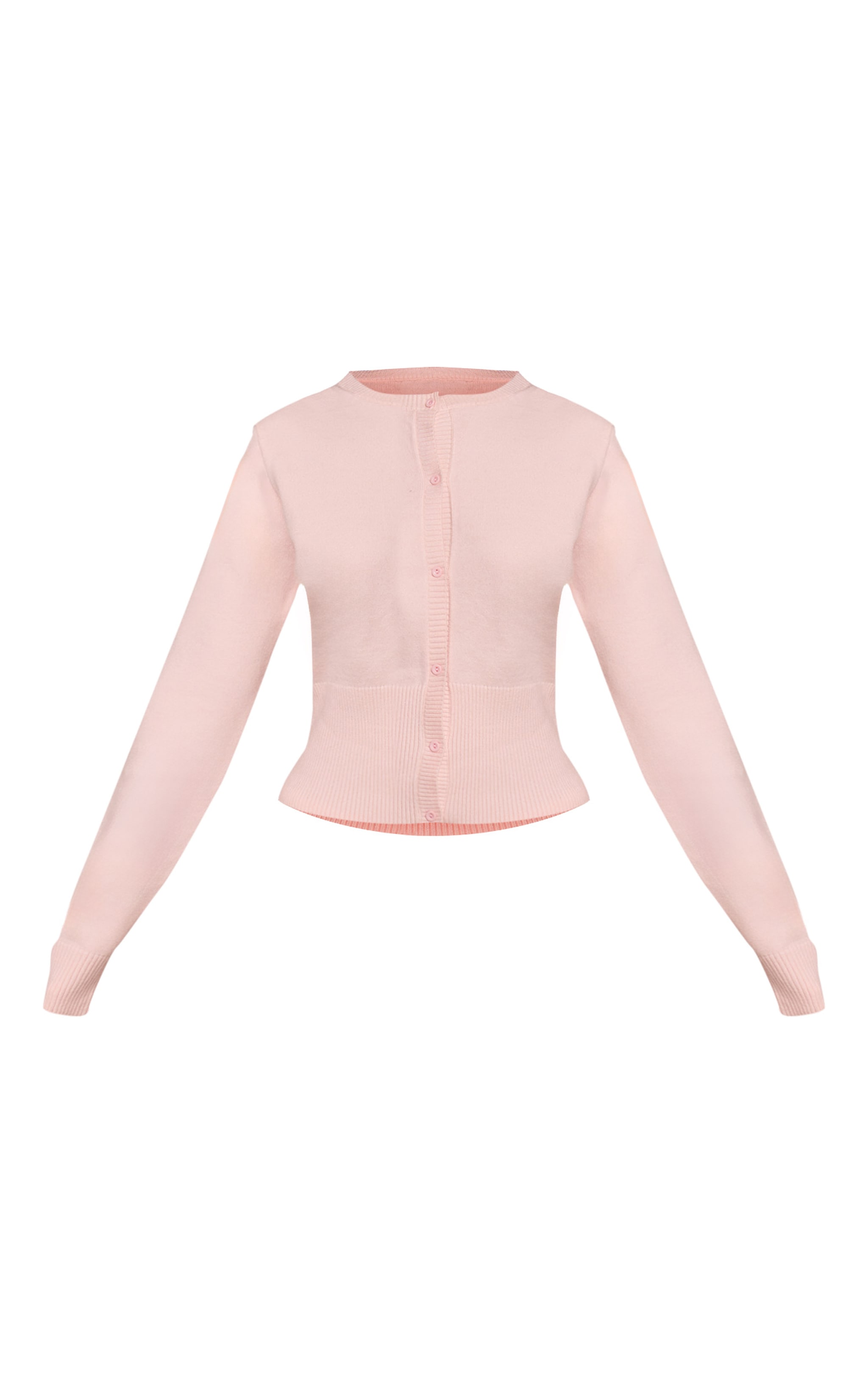 Petite Ribbed Fitted Waist Knitted Cardigan image 5