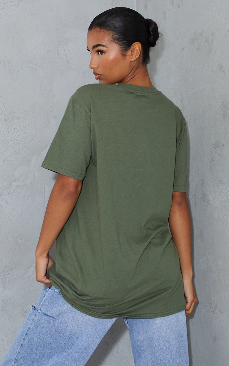 Khaki Boyfriend T Shirt image 2