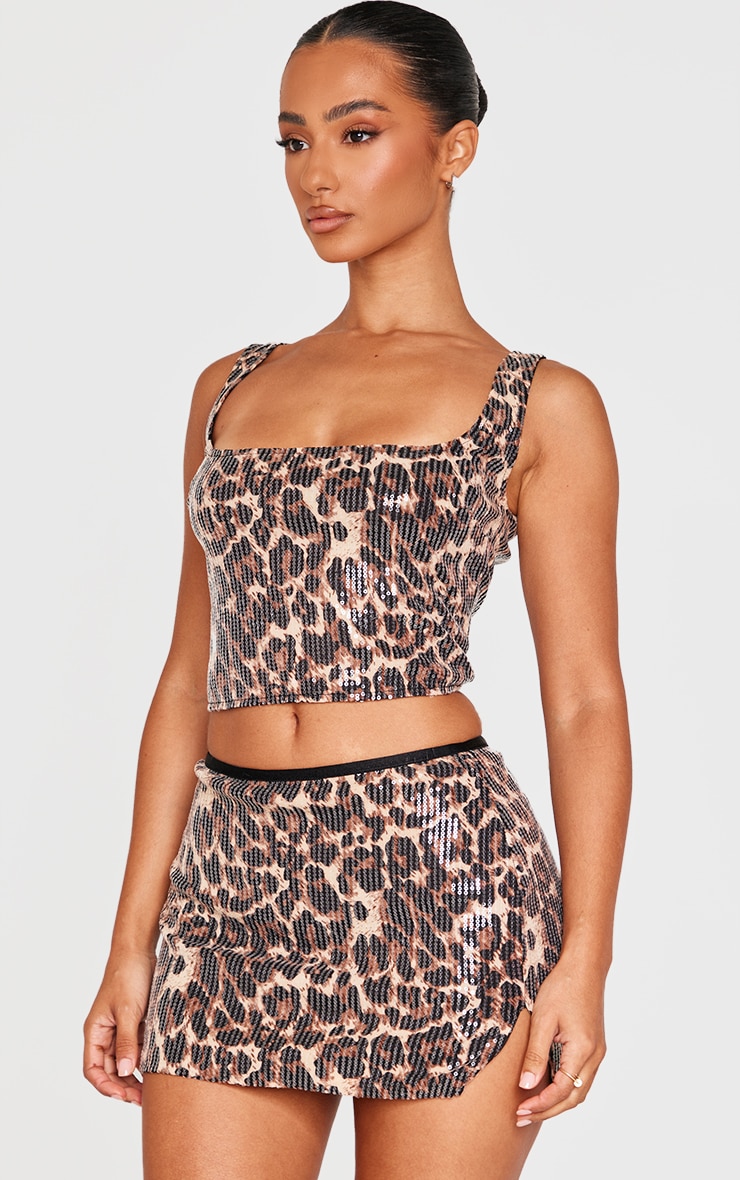 Petite Black Polka Dot Frill Mini Skirt | Petite