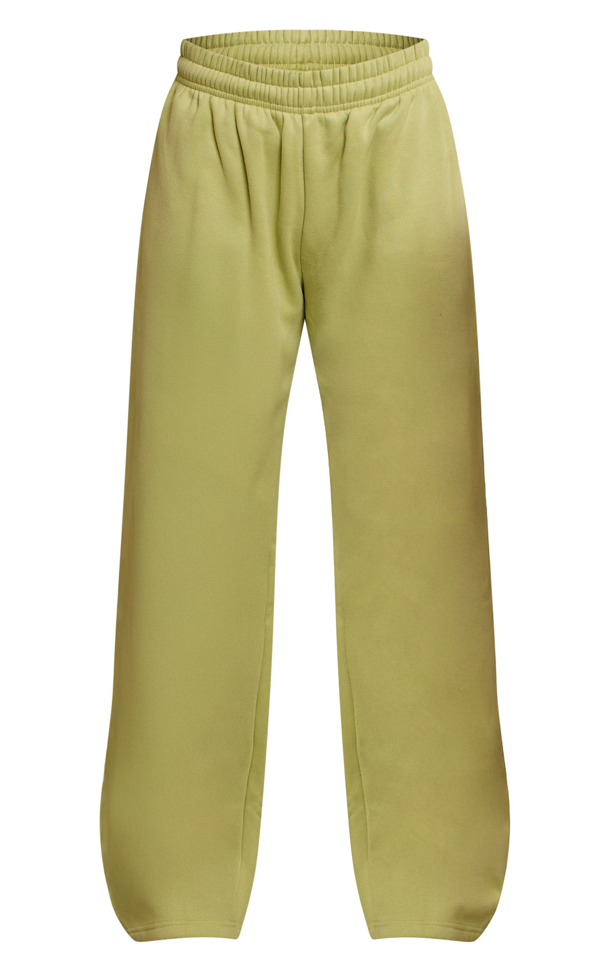 Sage Green Sports Club Cotton Fleece Straight Leg Sweatpants image 5