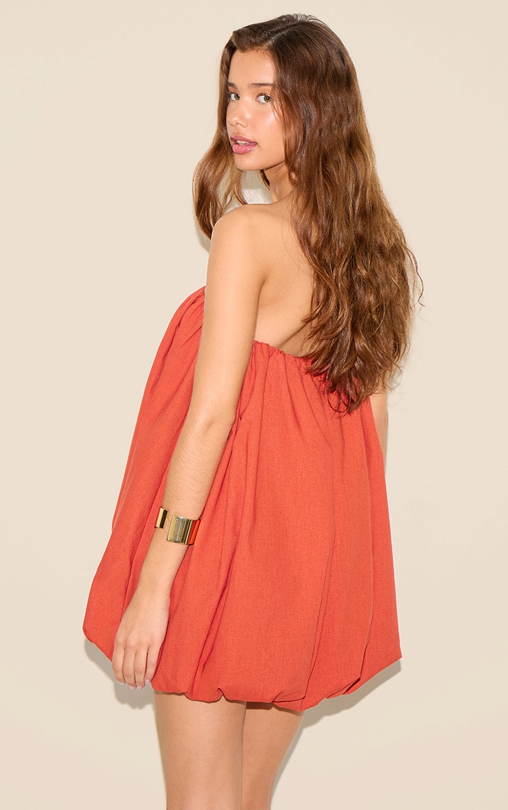 Rust Puffball Dress image 2