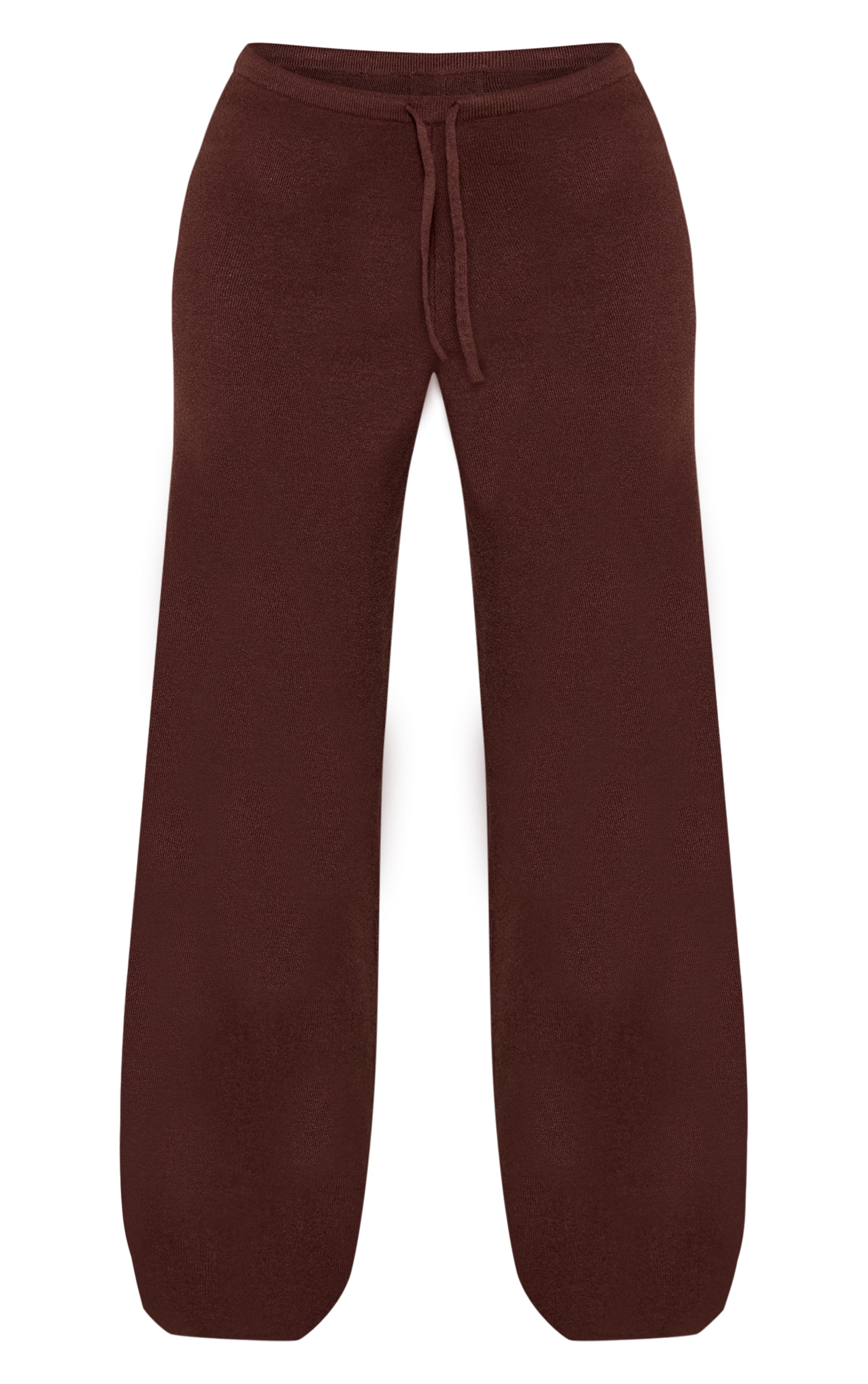 Petite Chocolate Knitted Drawstring Pants  image 5