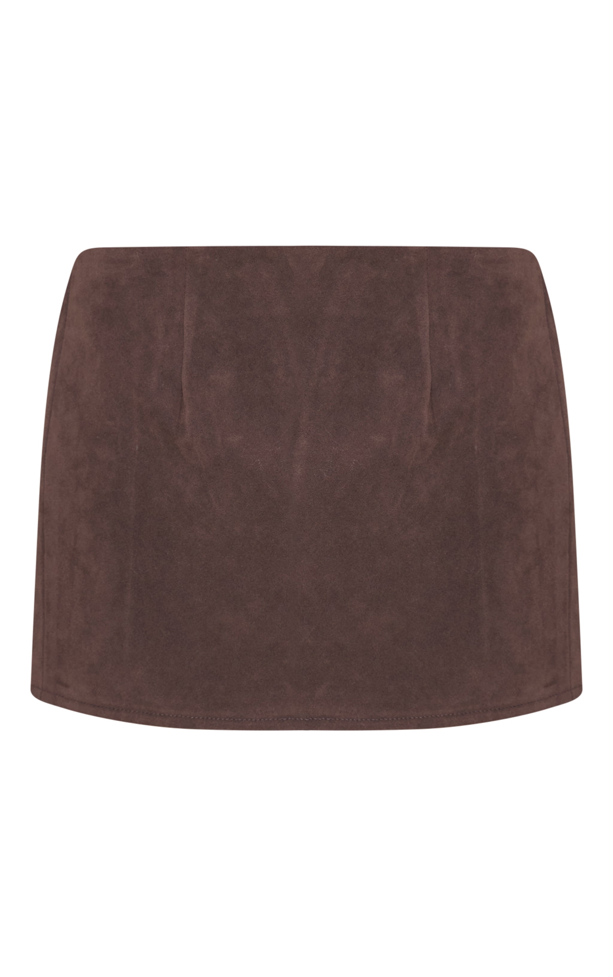 Khaki Suede Mini Skirt image 6