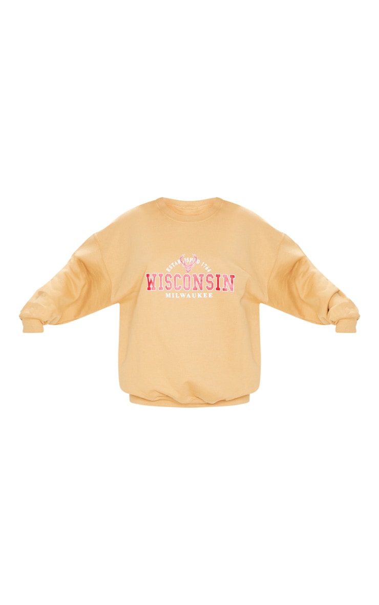 Fawn Wisconsin Slogan Sweater image 3