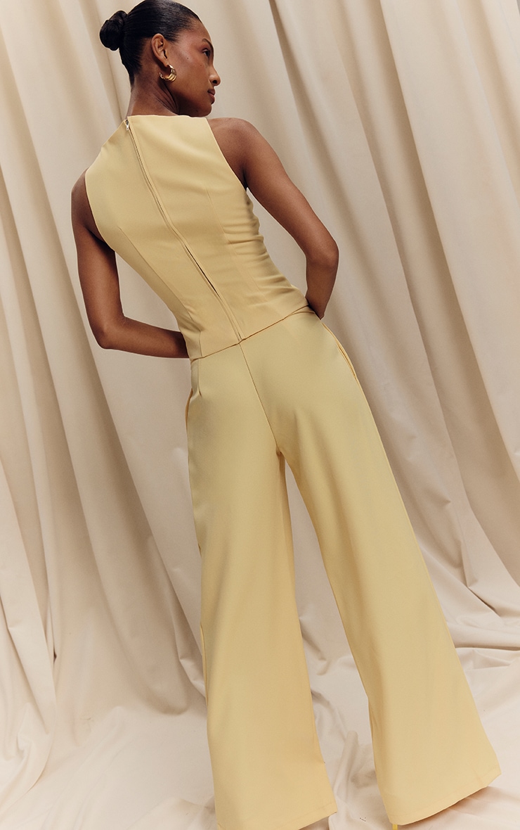 Lemon Woven Tailored Wide Leg Pants image 3