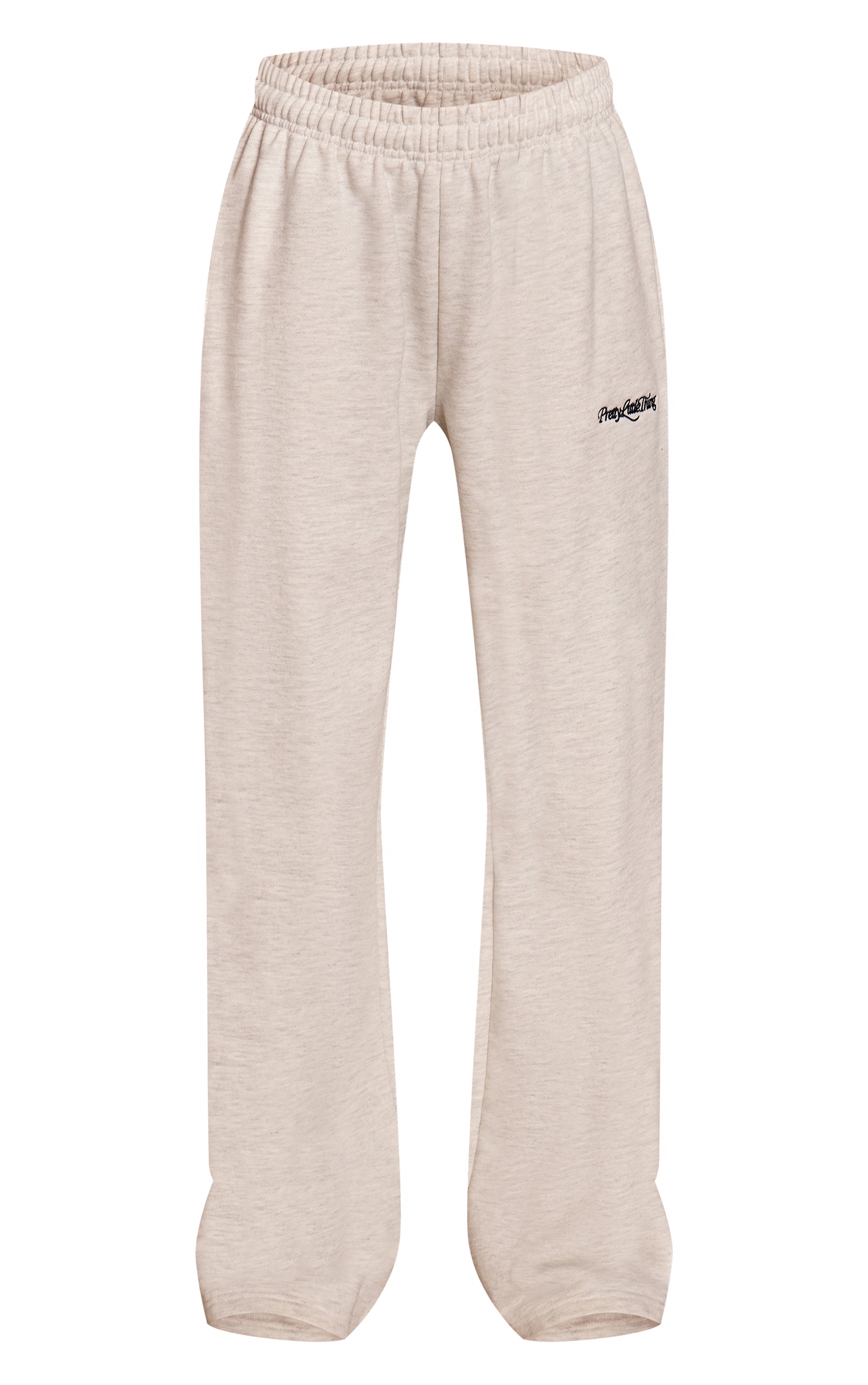 PLT Ash Grey 440 GSM Heavyweight Cotton Loopback Straight Sweatpants image 5