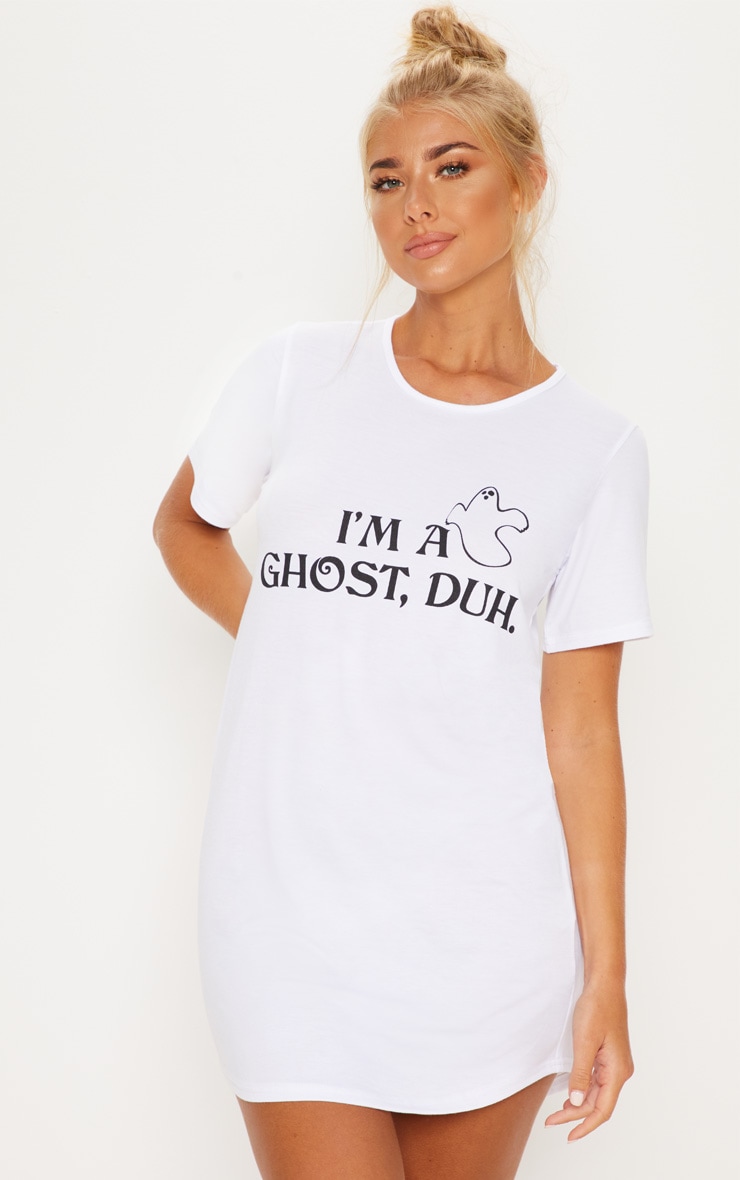 I'm A Ghost, Duh Halloween White Nightie