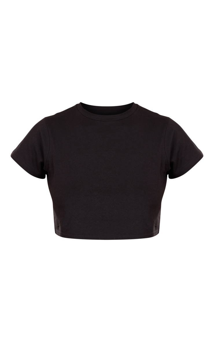 Essentiel T-shirt manches courtes basique noir image 5