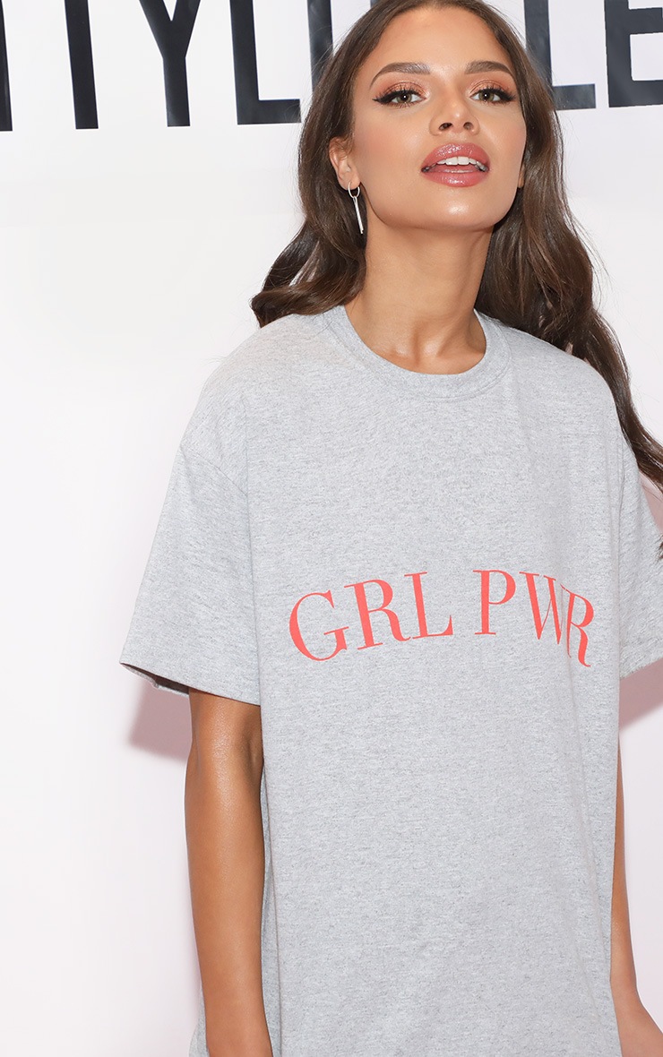 T-shirt gris GRL PWR image 2