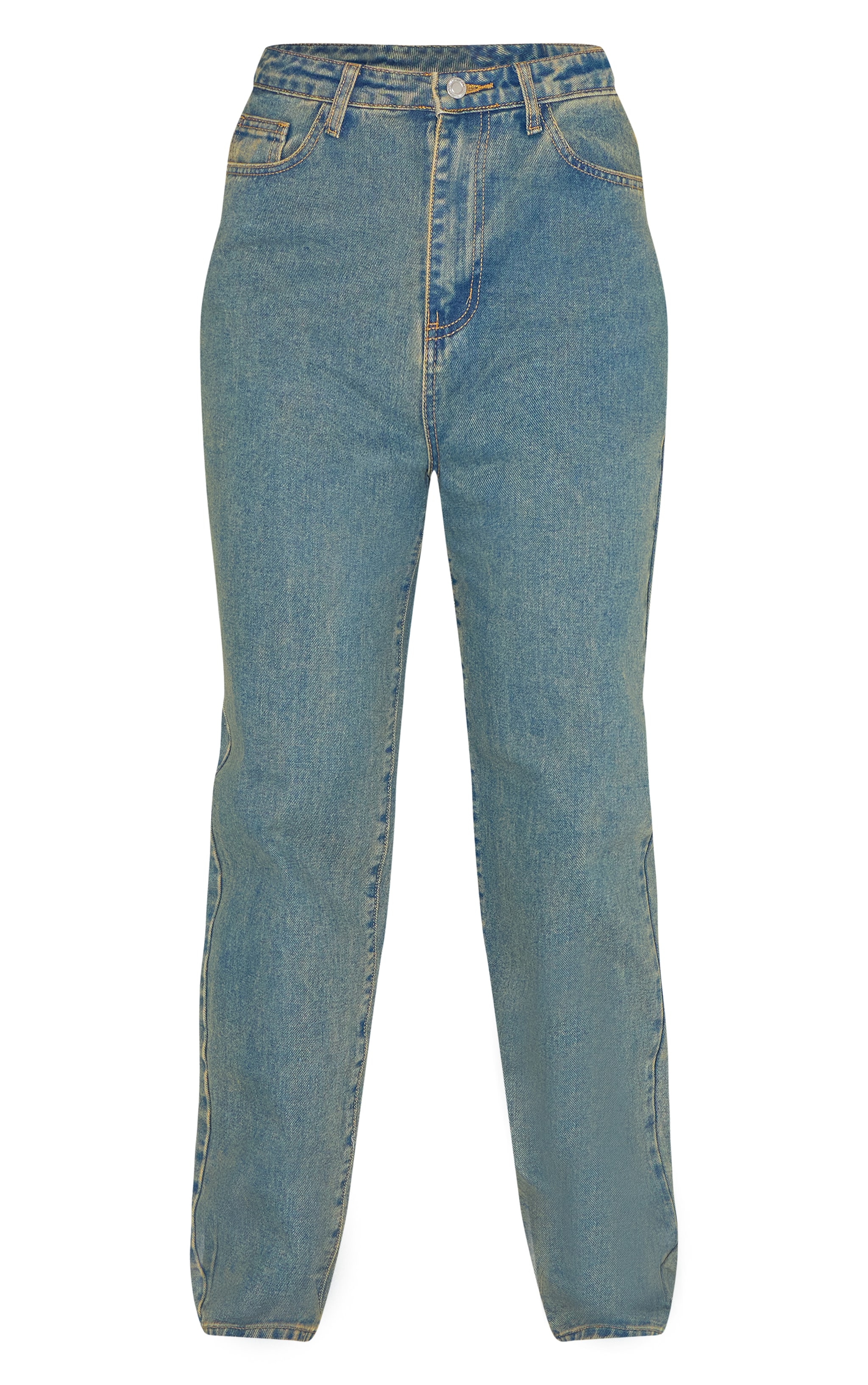 Tall Vintage Wash High Waist Mom Jeans image 5