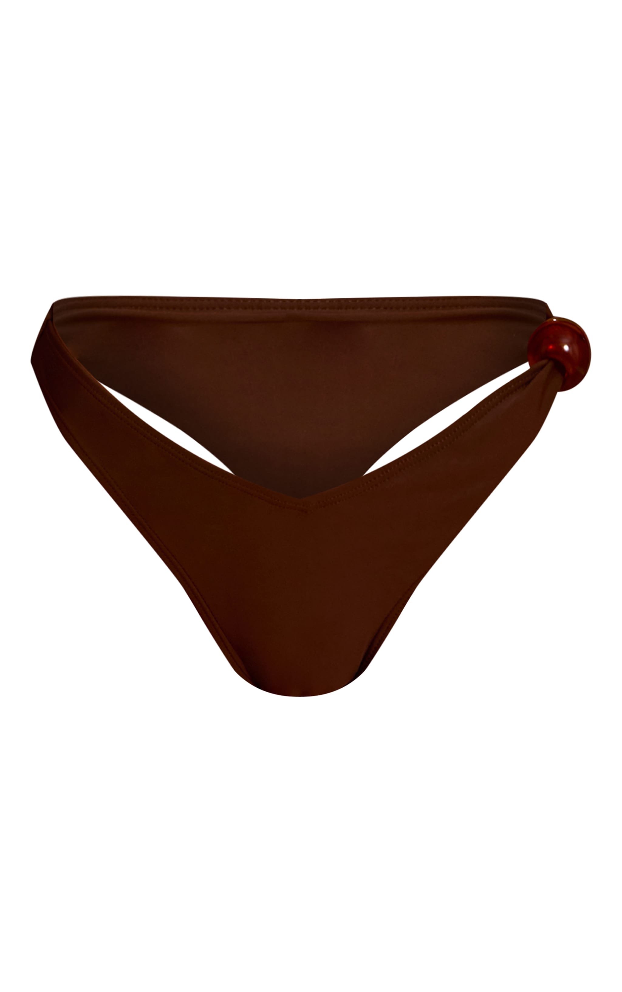 Chocolate Resin Ball Trim Tanga Bikini Bottoms image 5