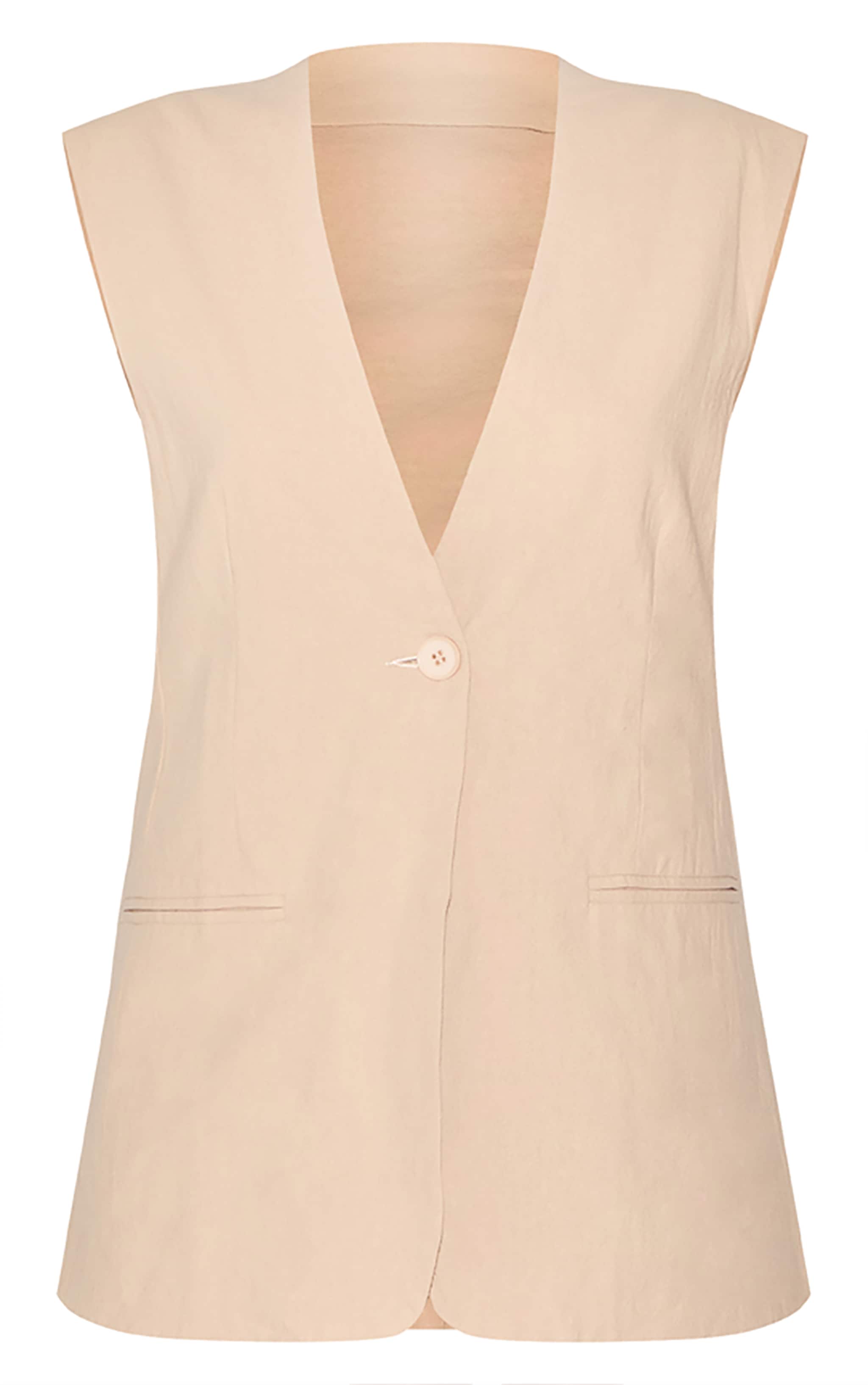 Gilet long sable image 5