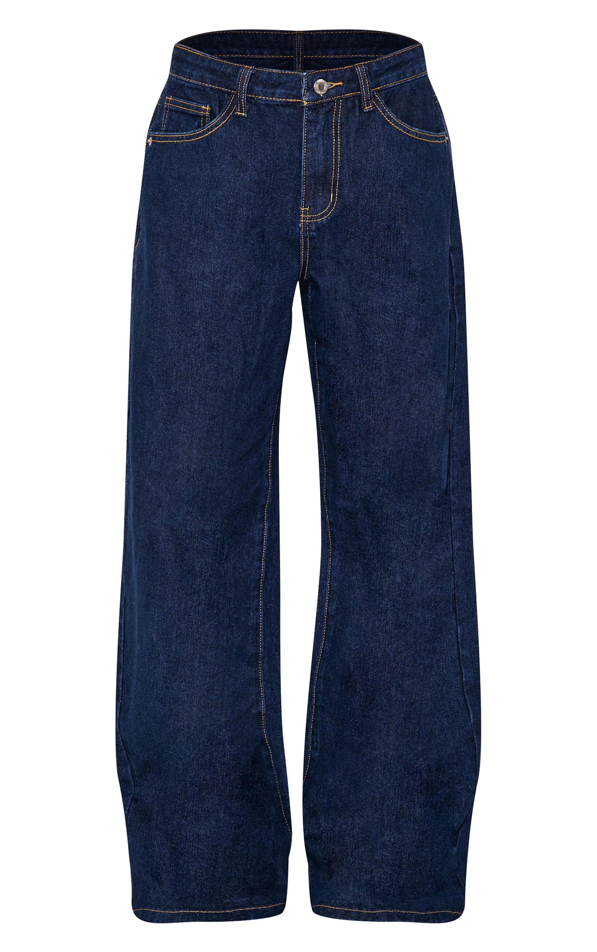 Indigo Low Rise Wide Leg Jeans image 5