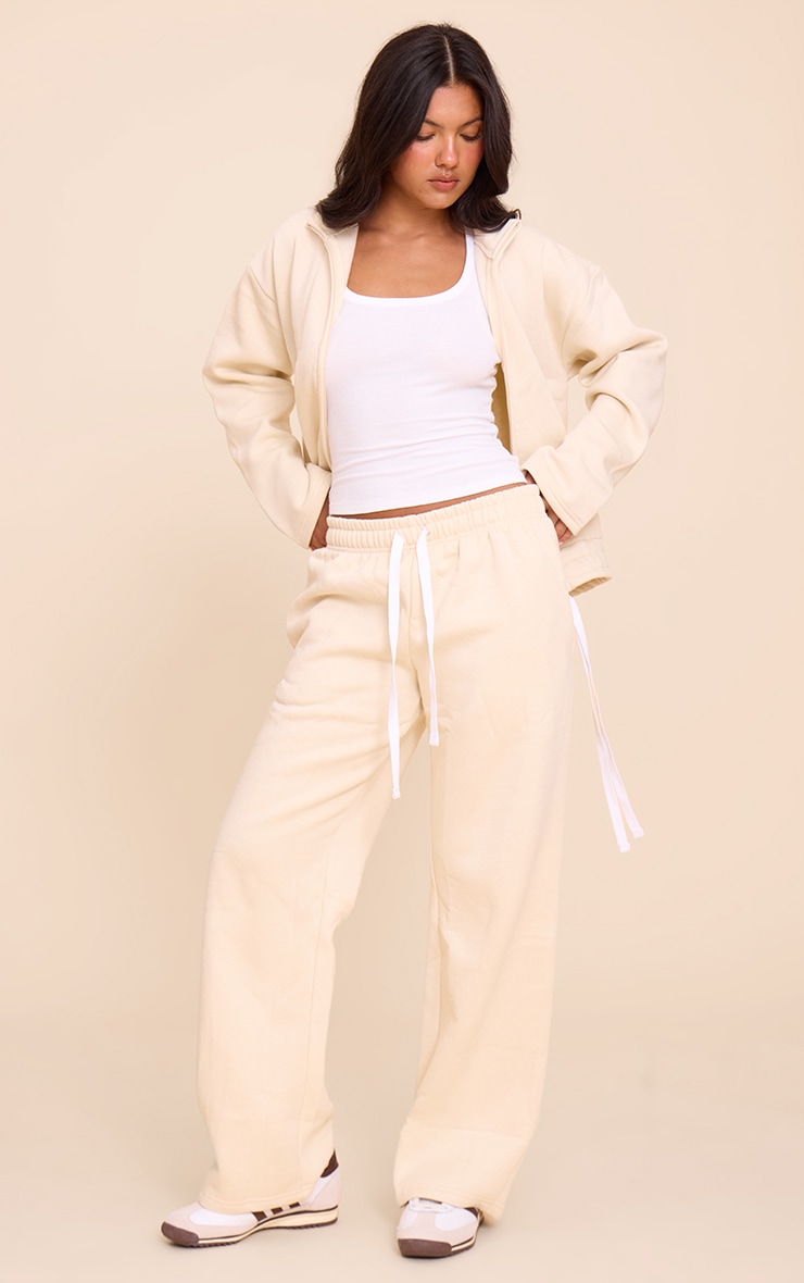 Stone Contrast Drawcord Sweatpants image 1