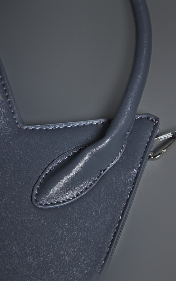 Grey Pointed Mini Bag image 3