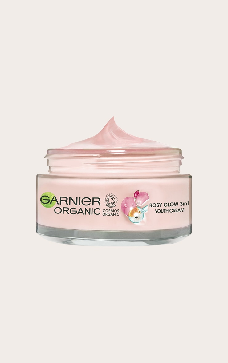Garnier Organic Rosy Glow 3in1 Youth Cream 50ml image 1