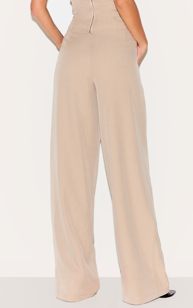 Pantalon de tailleur droit argile image 3