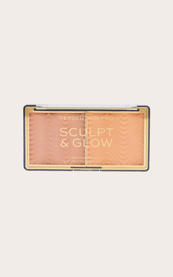 Revolution Pro Sculpt & Glow Medium-Deep Bronzer Palette image 3