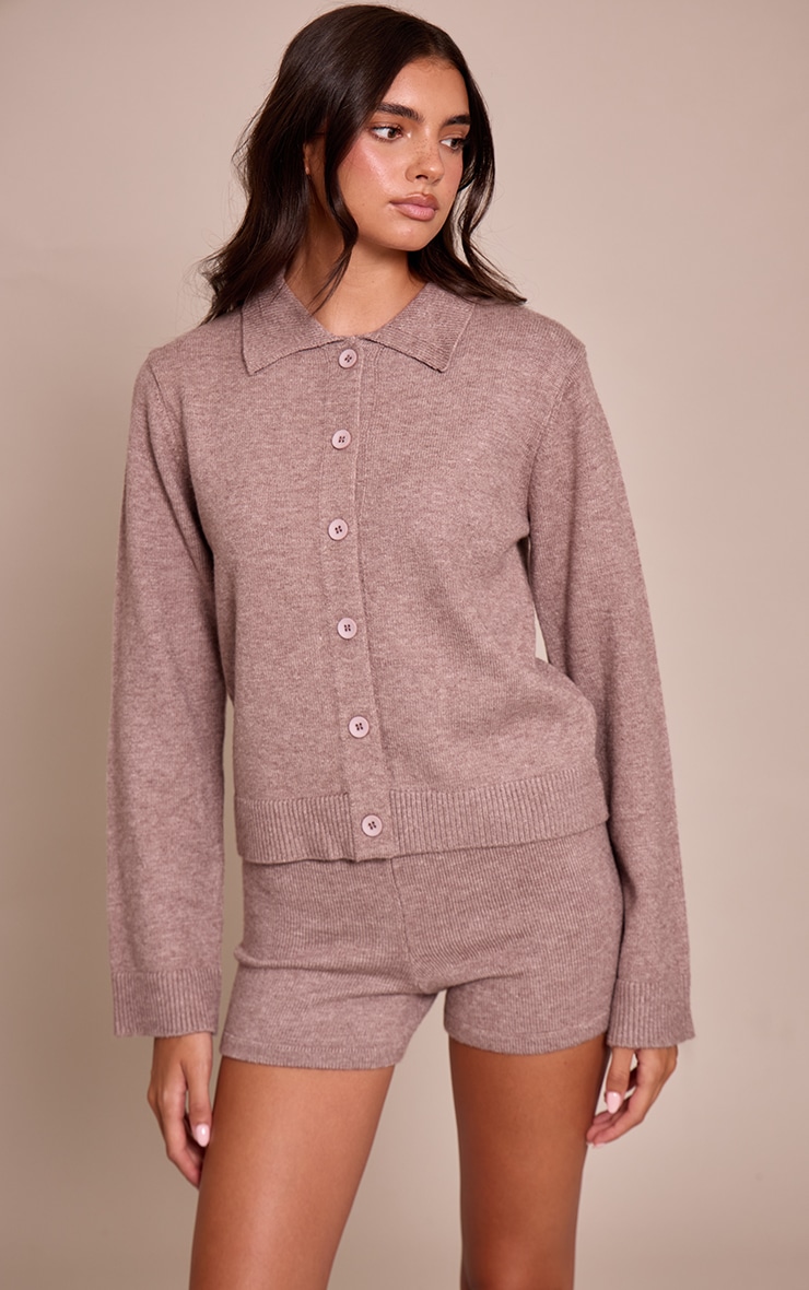 Mocha Knitted Short image 2