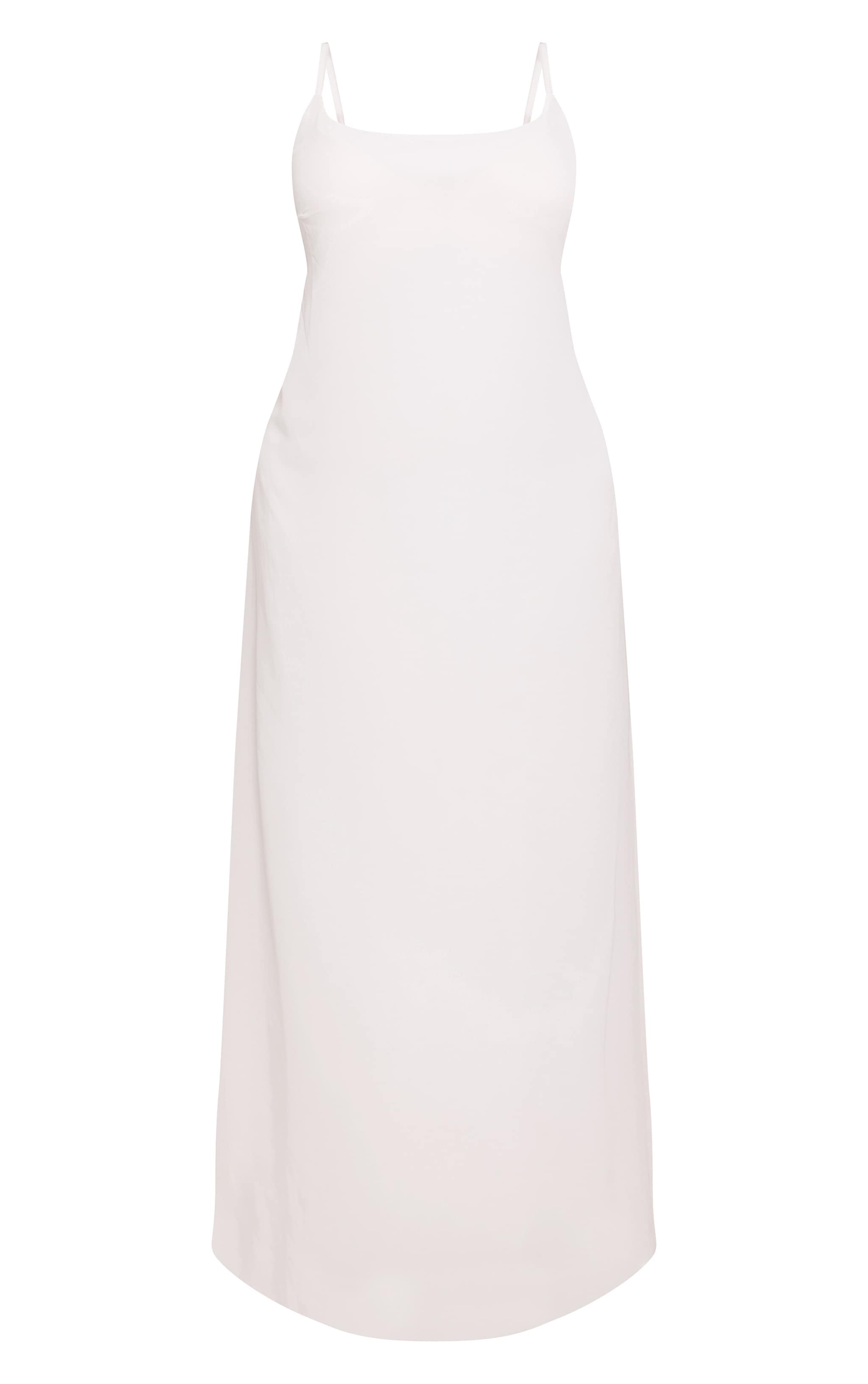 Plus Cream Chiffon Strappy Maxi Dress image 5